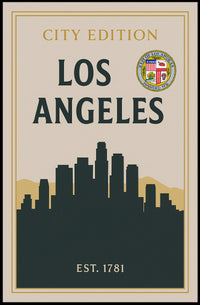 Los Angeles City Edition Poster PosterGoat