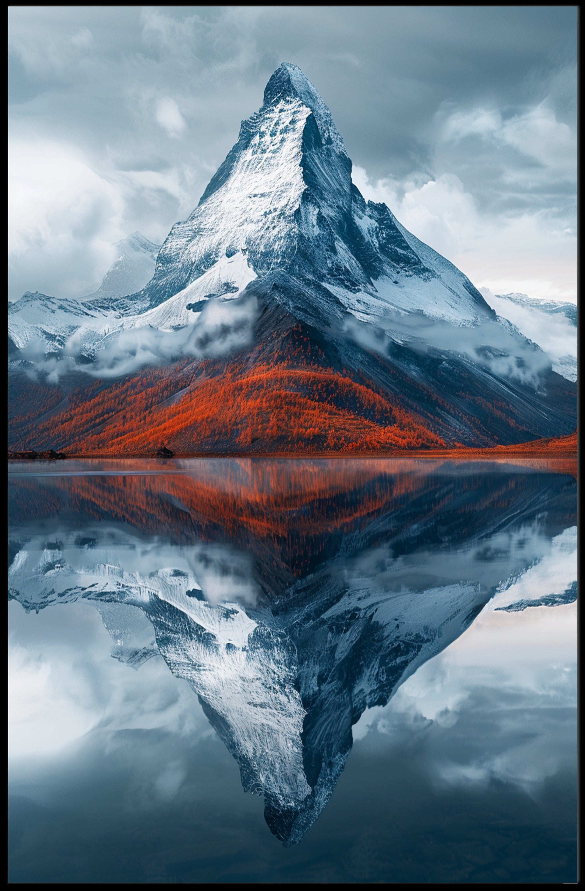 Alpine Majesty: Photorealistic National Park Poster PosterGoat