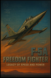 F-5A Freedom Fighter Poster PosterGoat