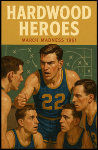 Hardwood Heroes March Madness 1961 Poster