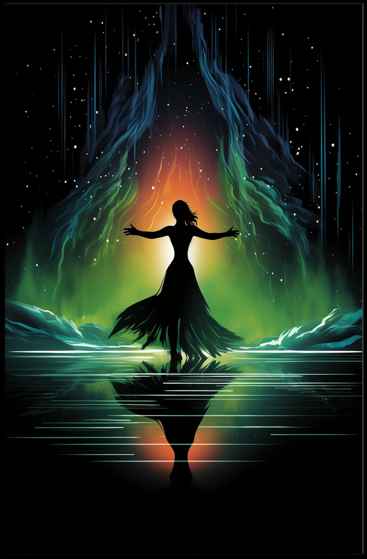 Dance Of The Aurora Poster