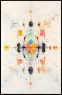 Abstract Symmetry Poster Modern Art Print
