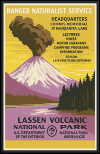 Explore Lassen Volcanic National Park Poster PosterGoat