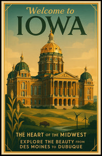 Welcome to Iowa Poster