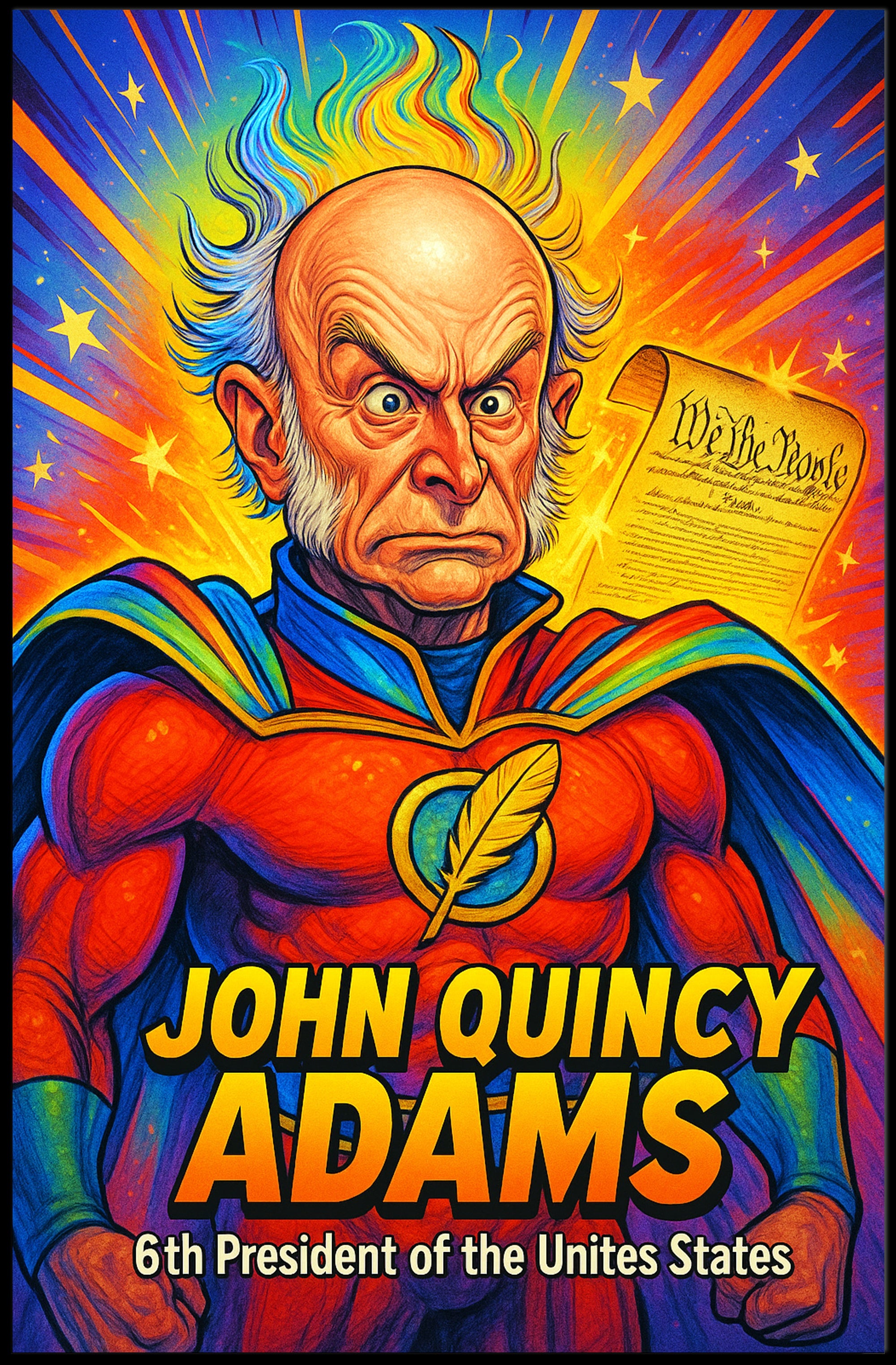 John Quincy Adams 6th President Poster PosterGoat