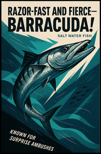 Barracuda Razor-Fast and Fierce Poster