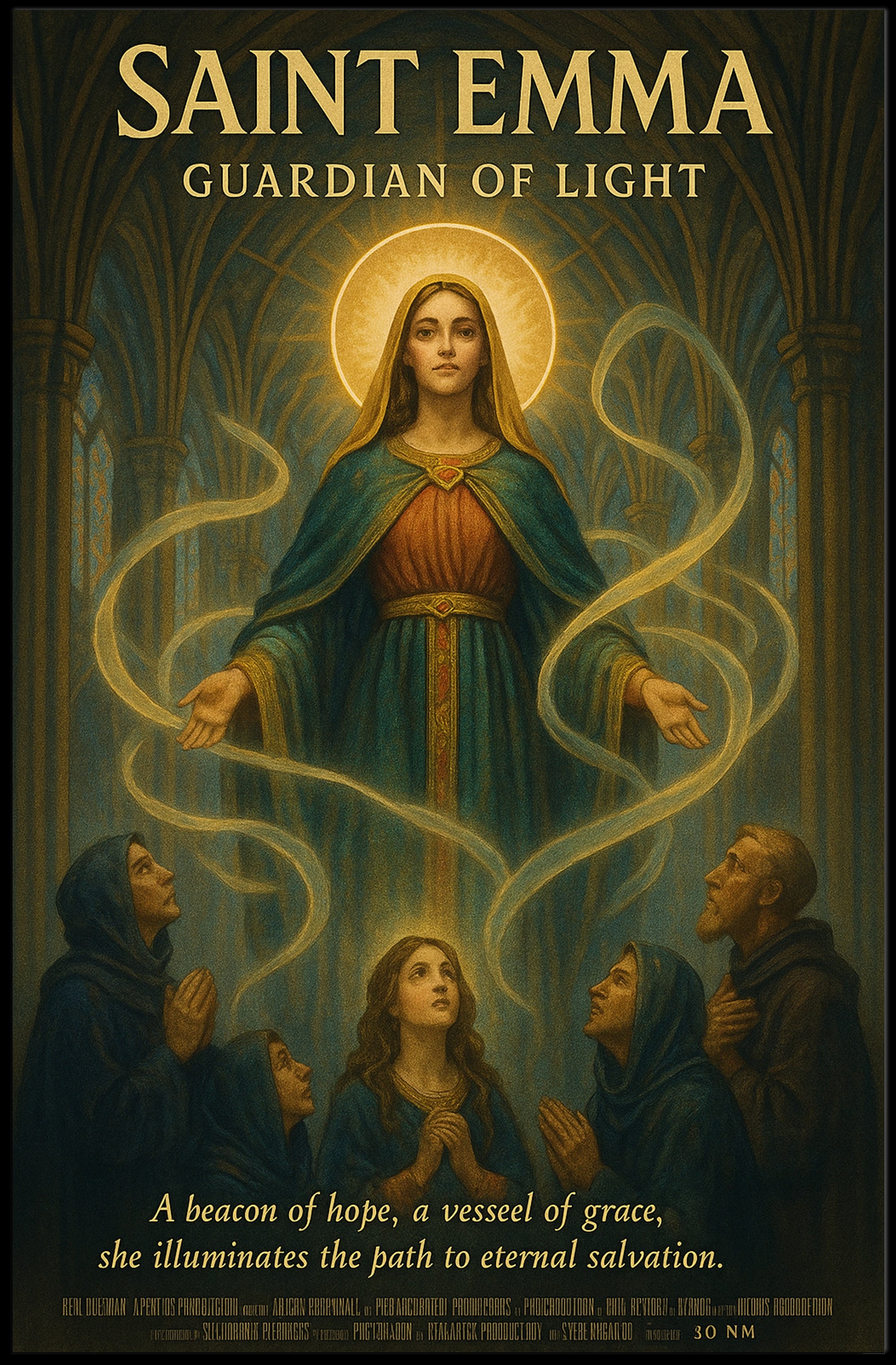 Saint Emma Guardian of Light Inspirational Poster