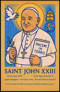 Saint John XXIII Poster PosterGoat