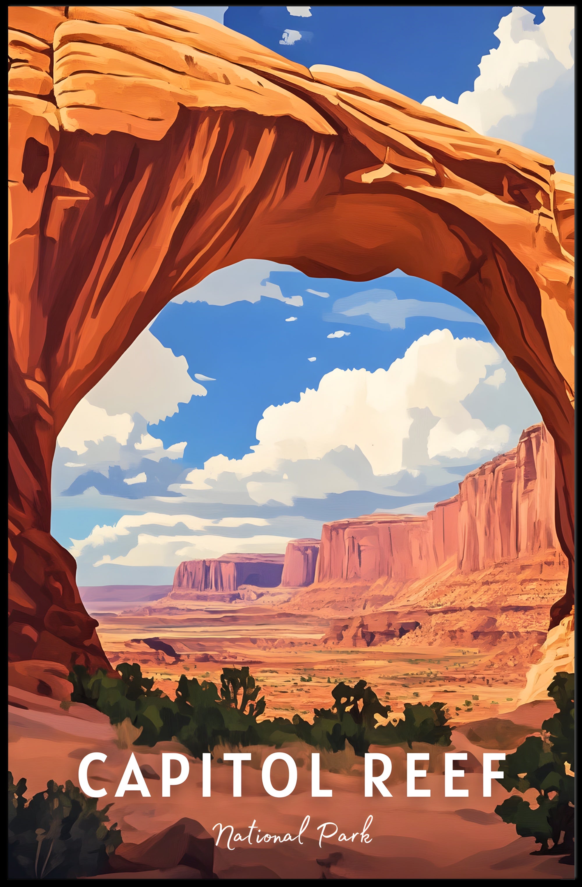 Capitol Reef Adventure National Park Poster