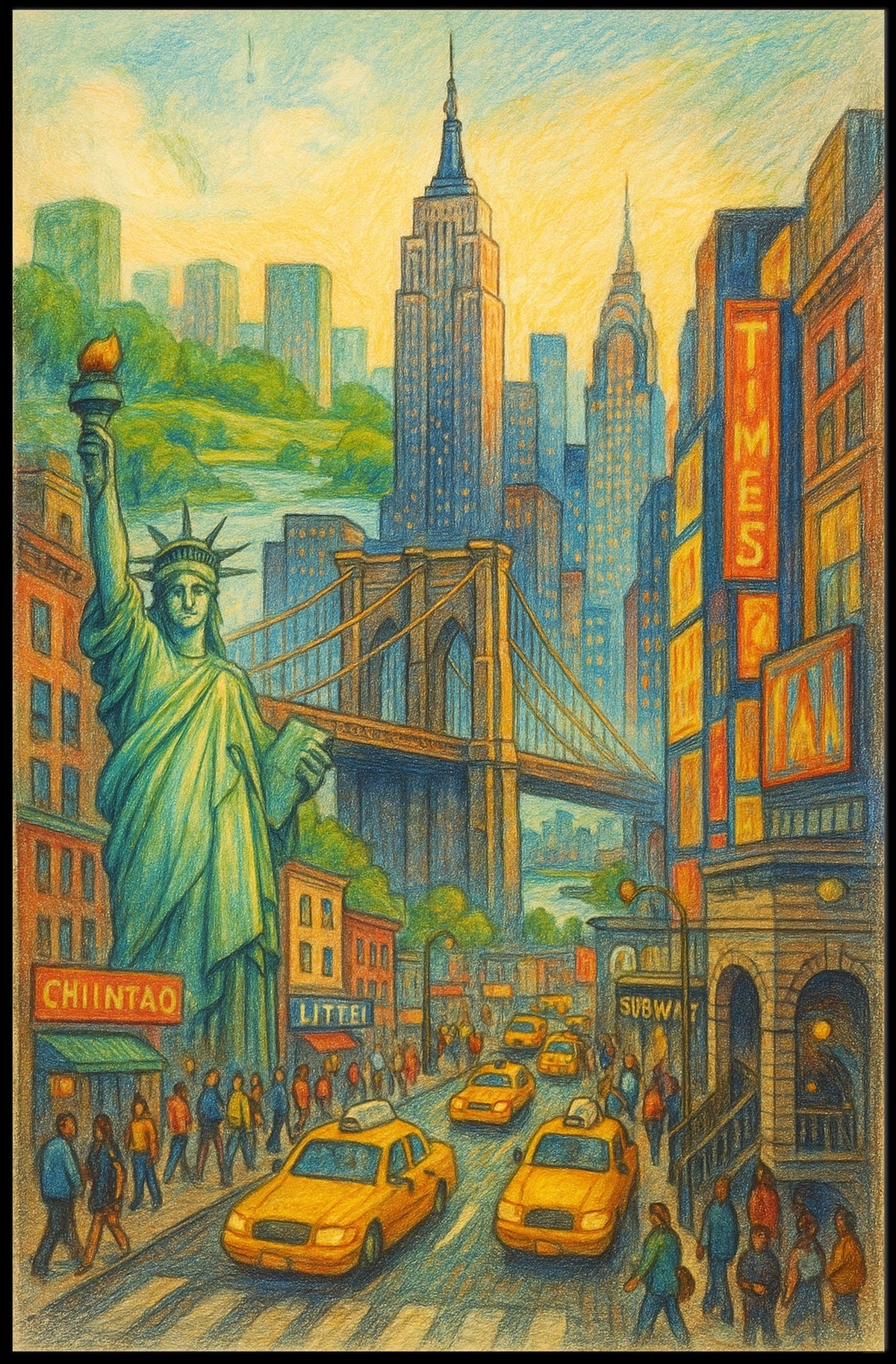 New York City Vibes Poster