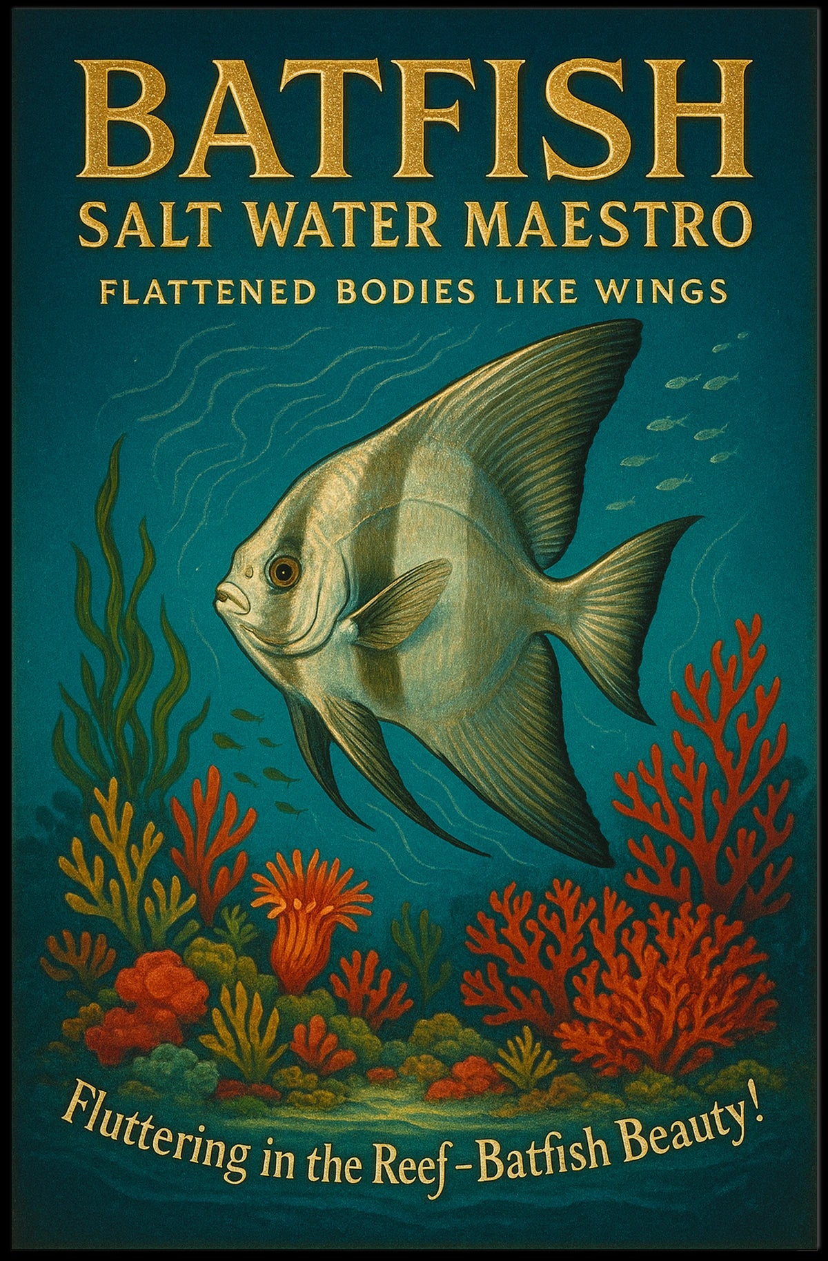 Batfish Salt Water Maestro Poster