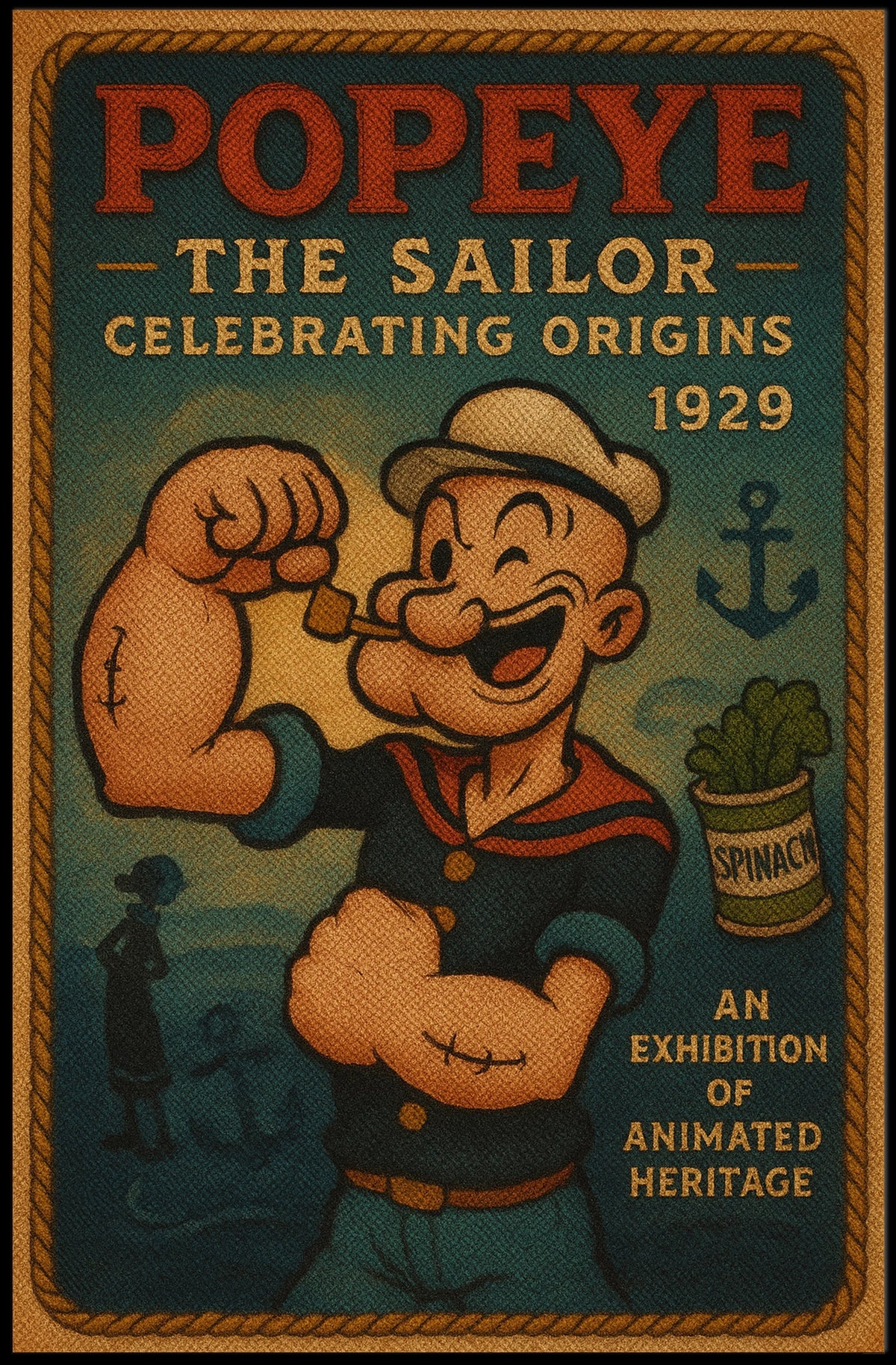 Popeye 1929 Art Poster POP-121