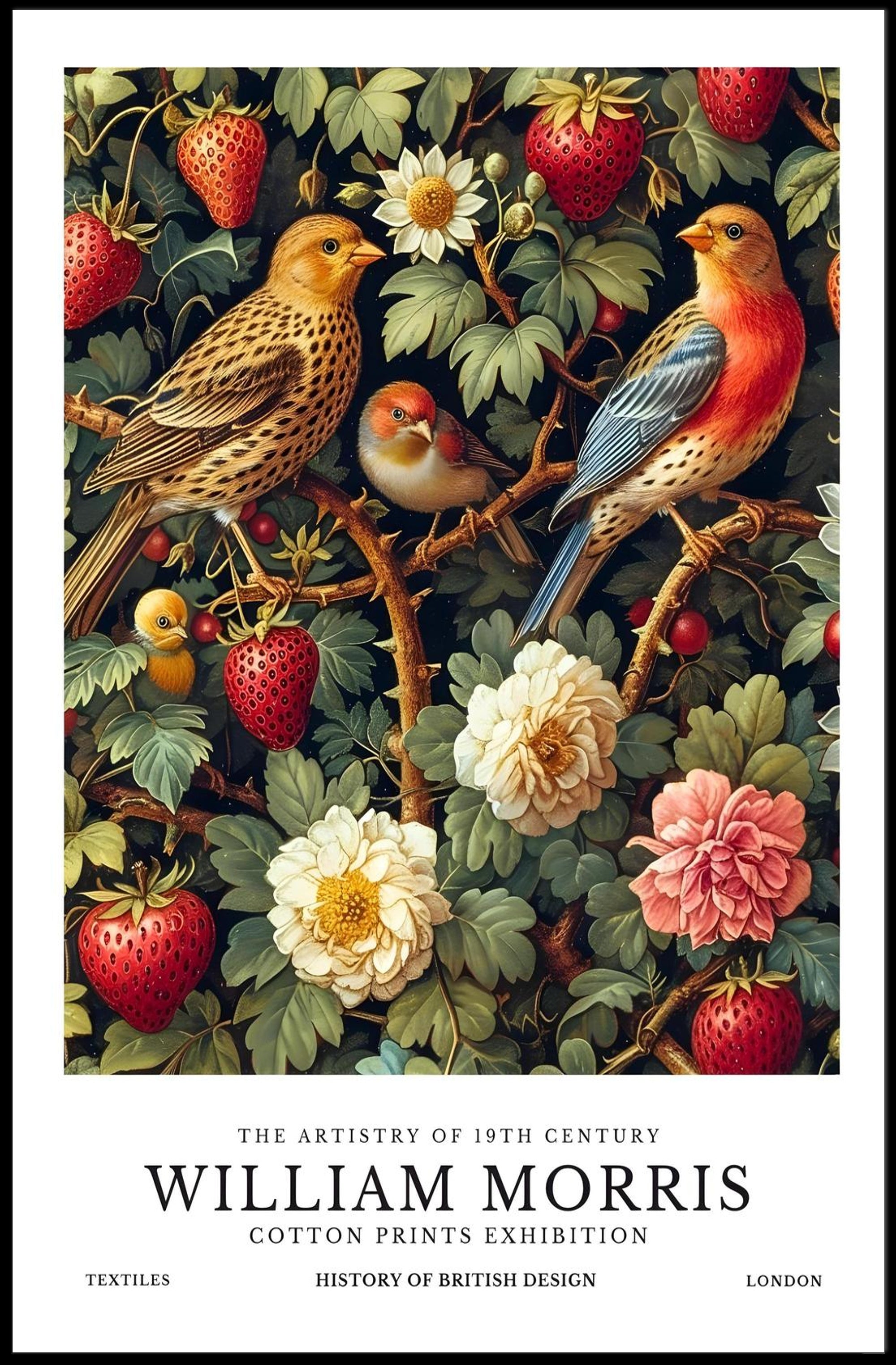 William Morris Arts and Crafts Heritage Poster
