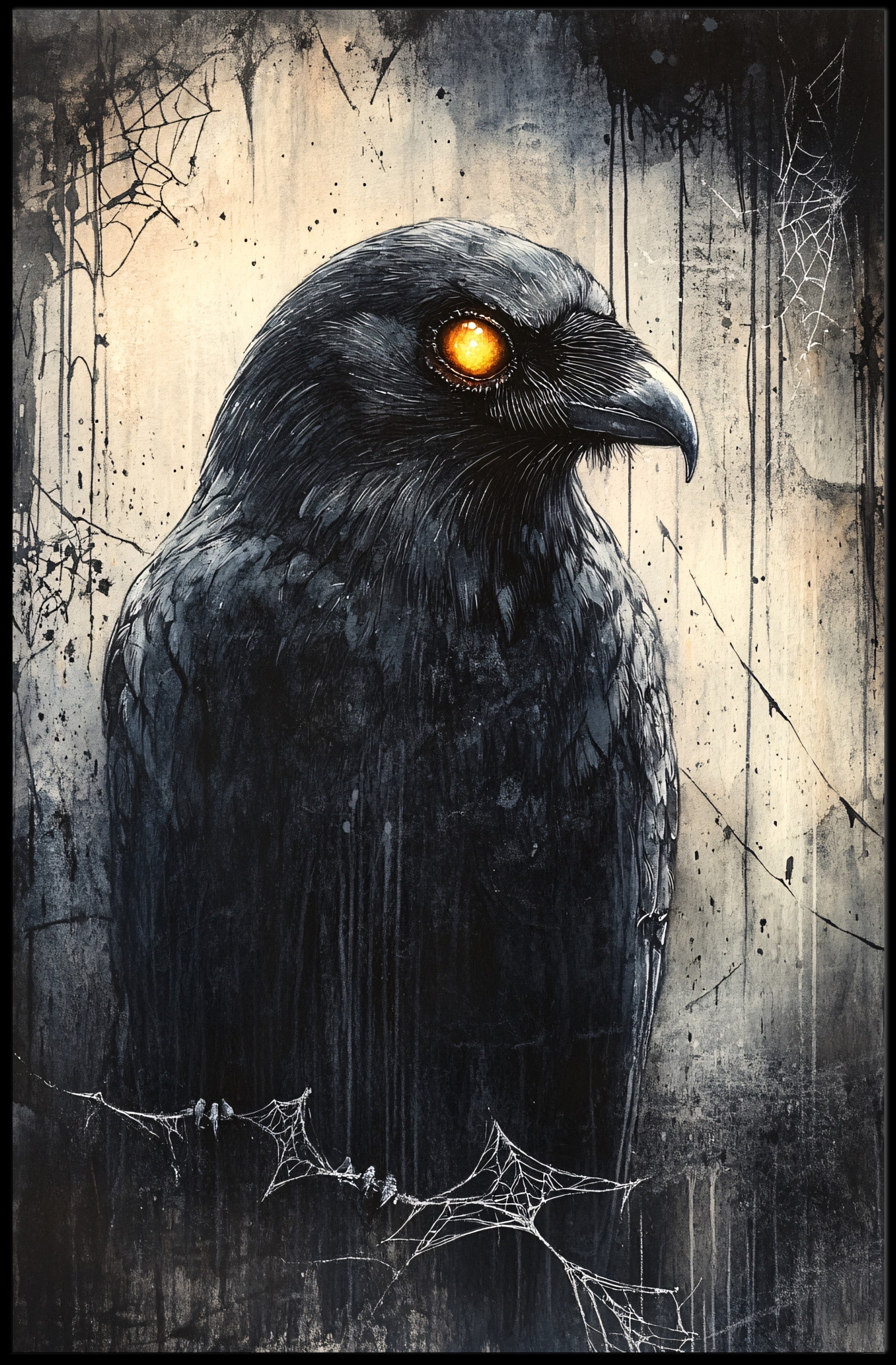 The Enigmatic Raven Poster