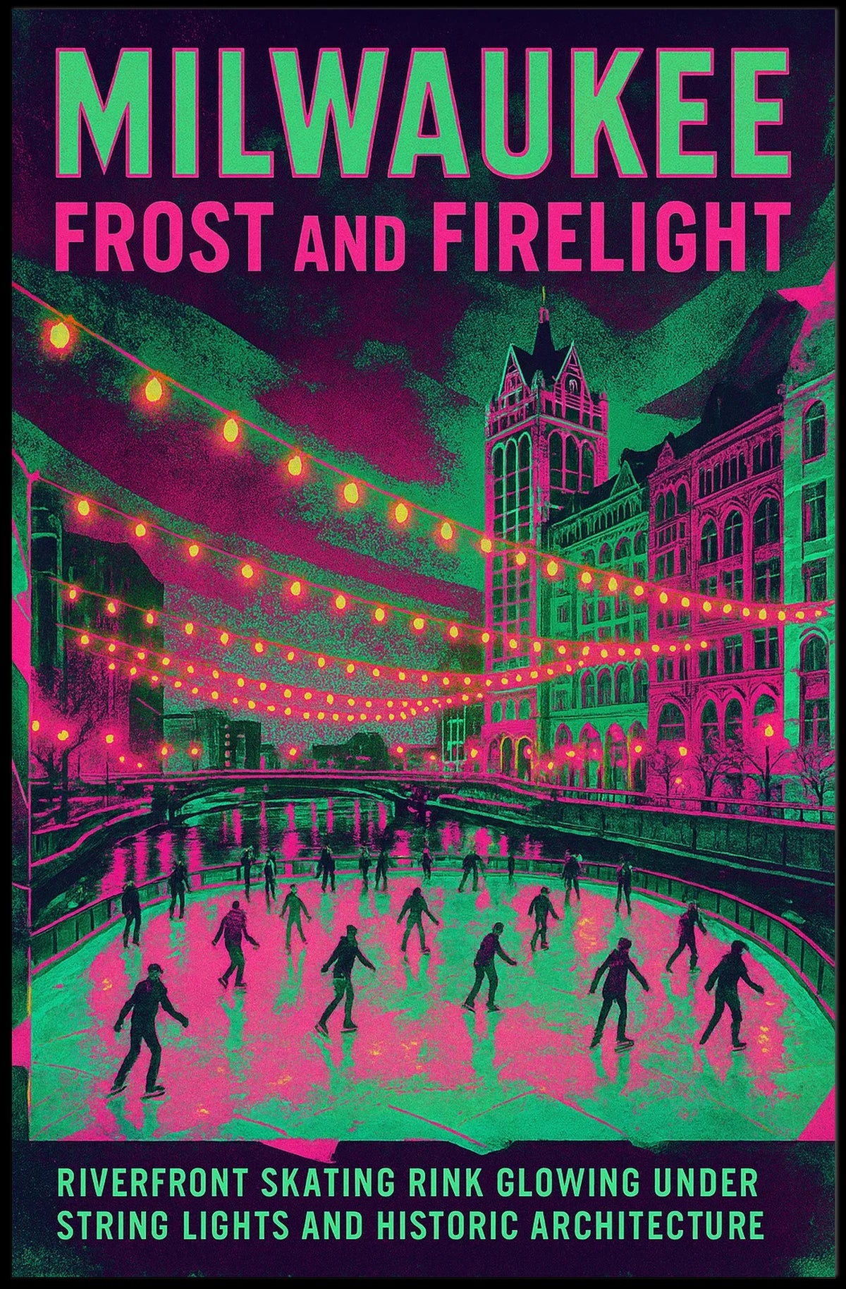 Milwaukee Frost and Firelight Poster