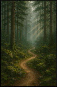 Enchanted Forest Path Poster