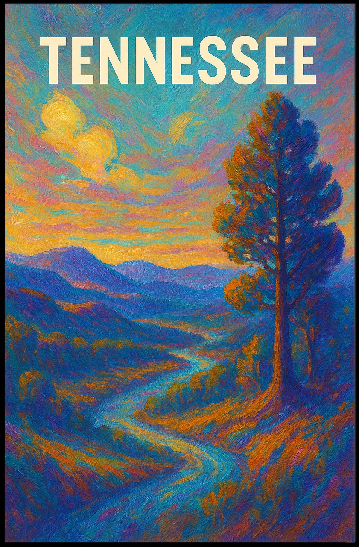 Tennessee Landscape Poster