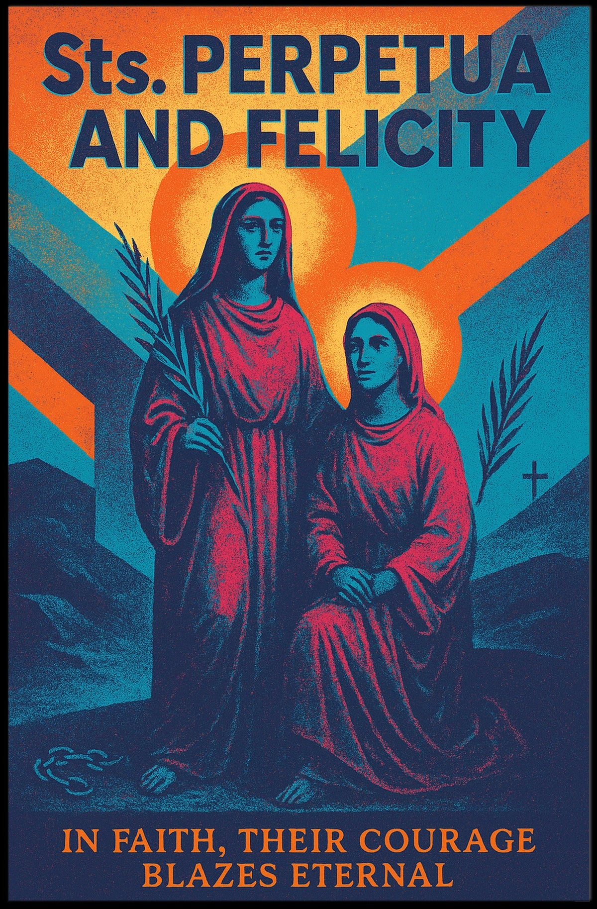 Saints Perpetua and Felicity Poster