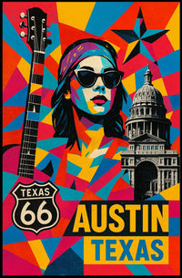 Austin, Texas Vibes Poster