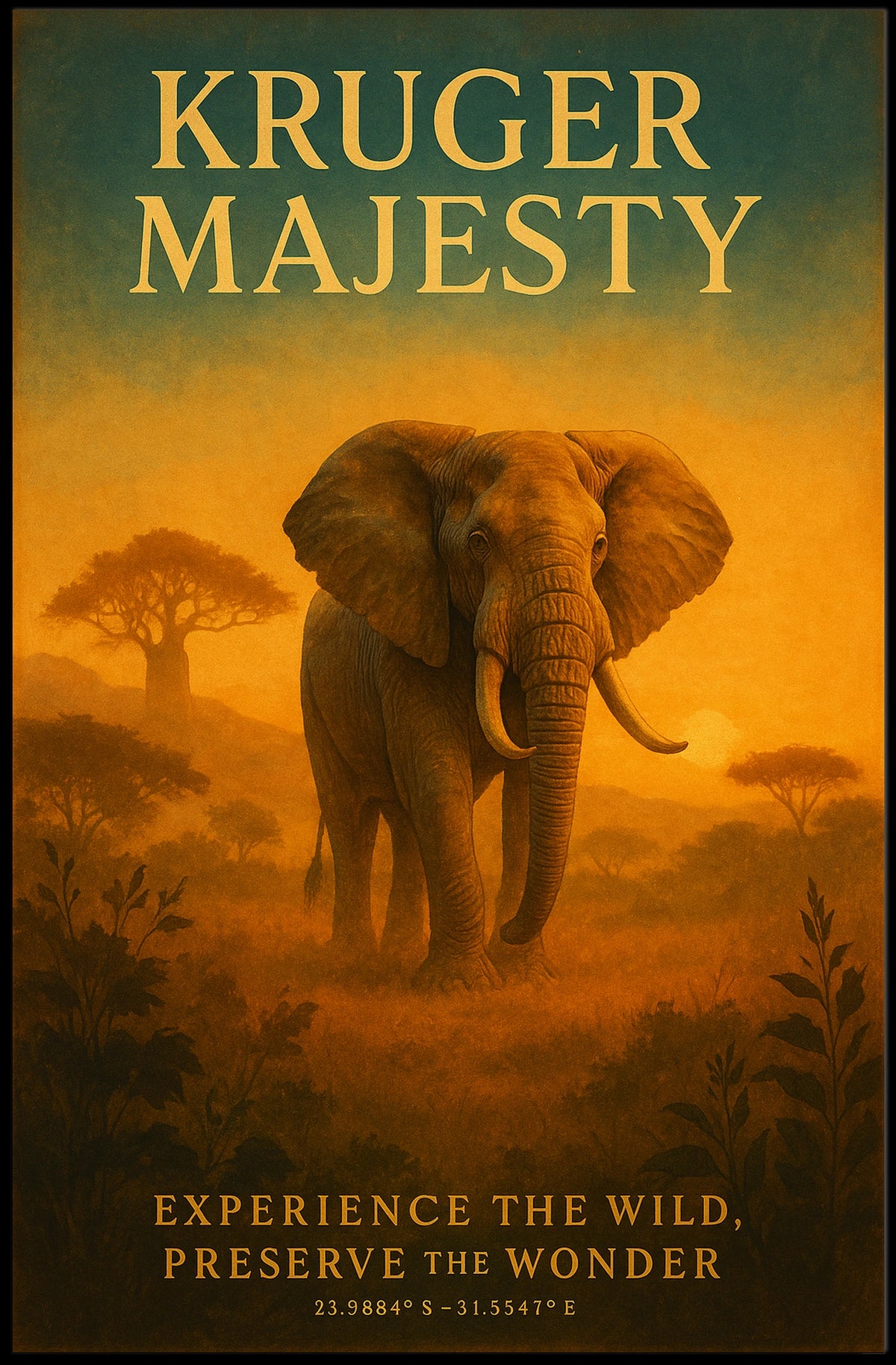 Kruger Majesty Poster