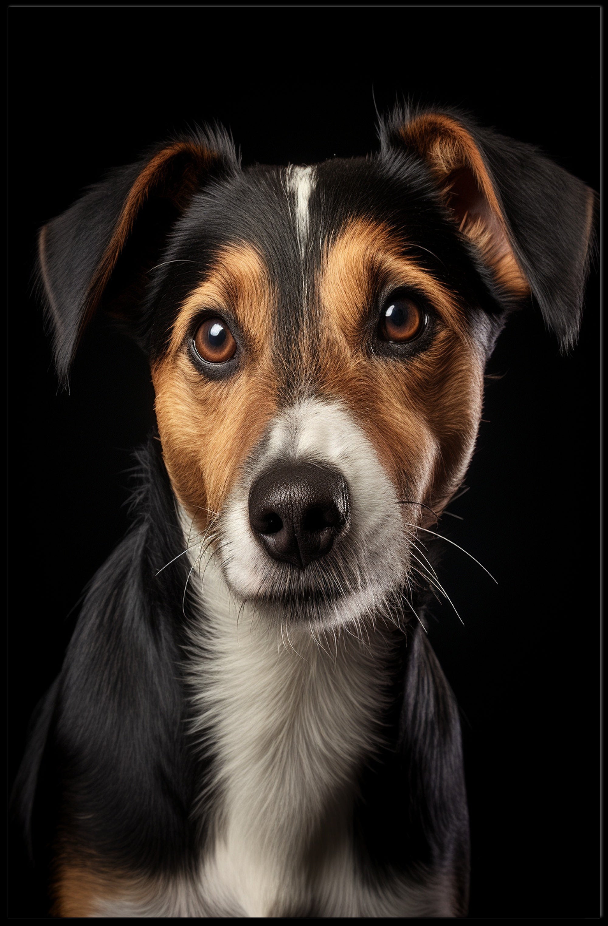 Portrait Of A Dog Poster PosterGoat