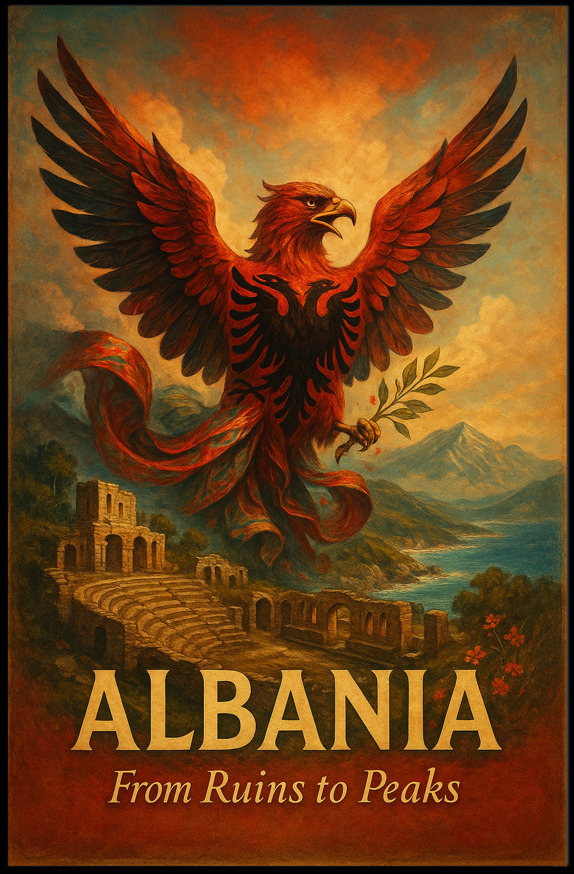 Albania From Ruins to Peaks Poster