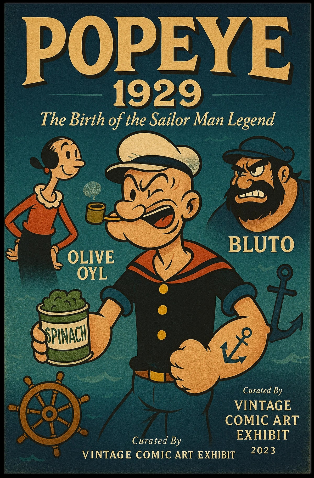 Popeye 1929 Art Poster POP-111