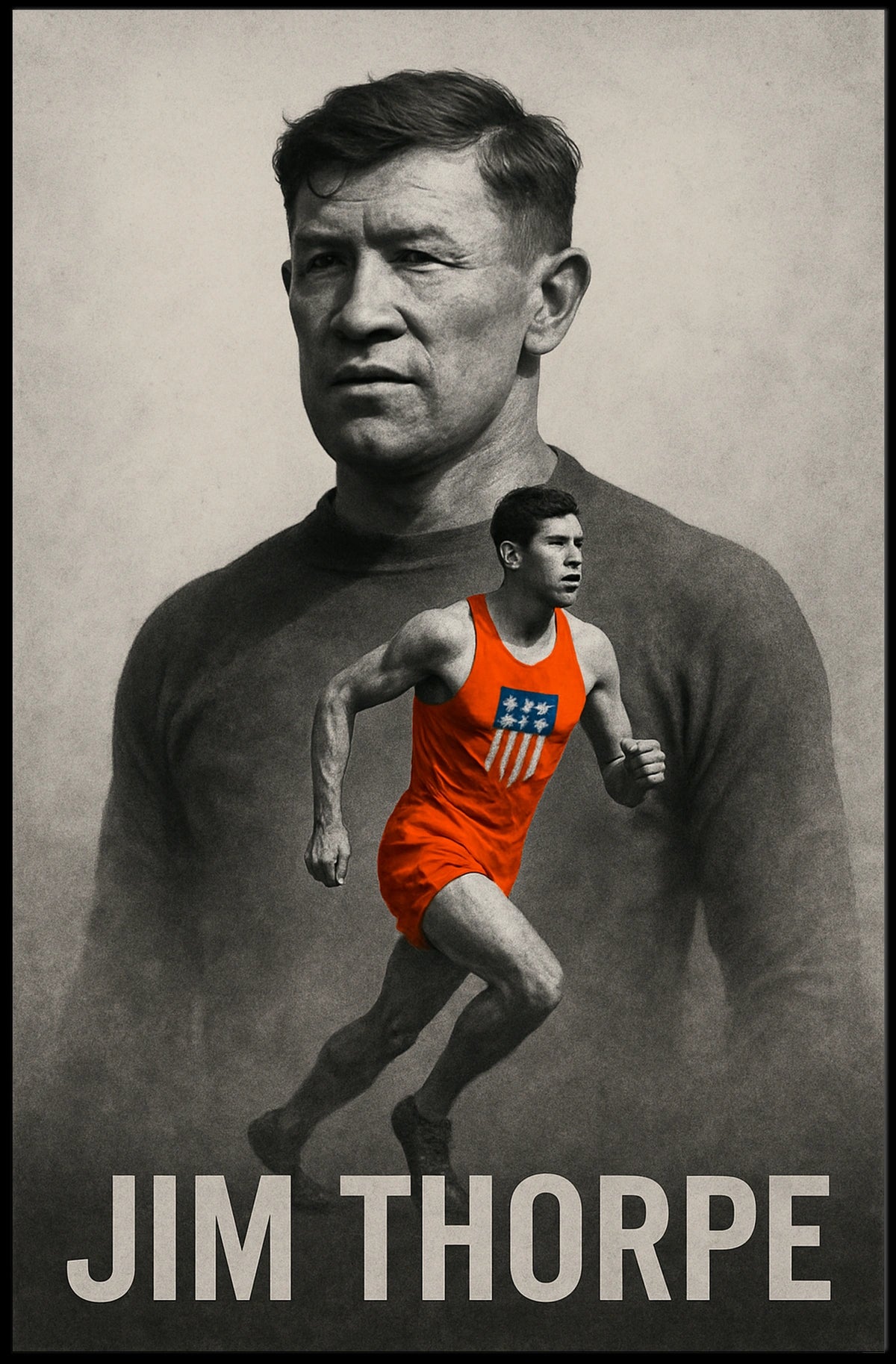 Jim Thorpe Athletic Legend Poster