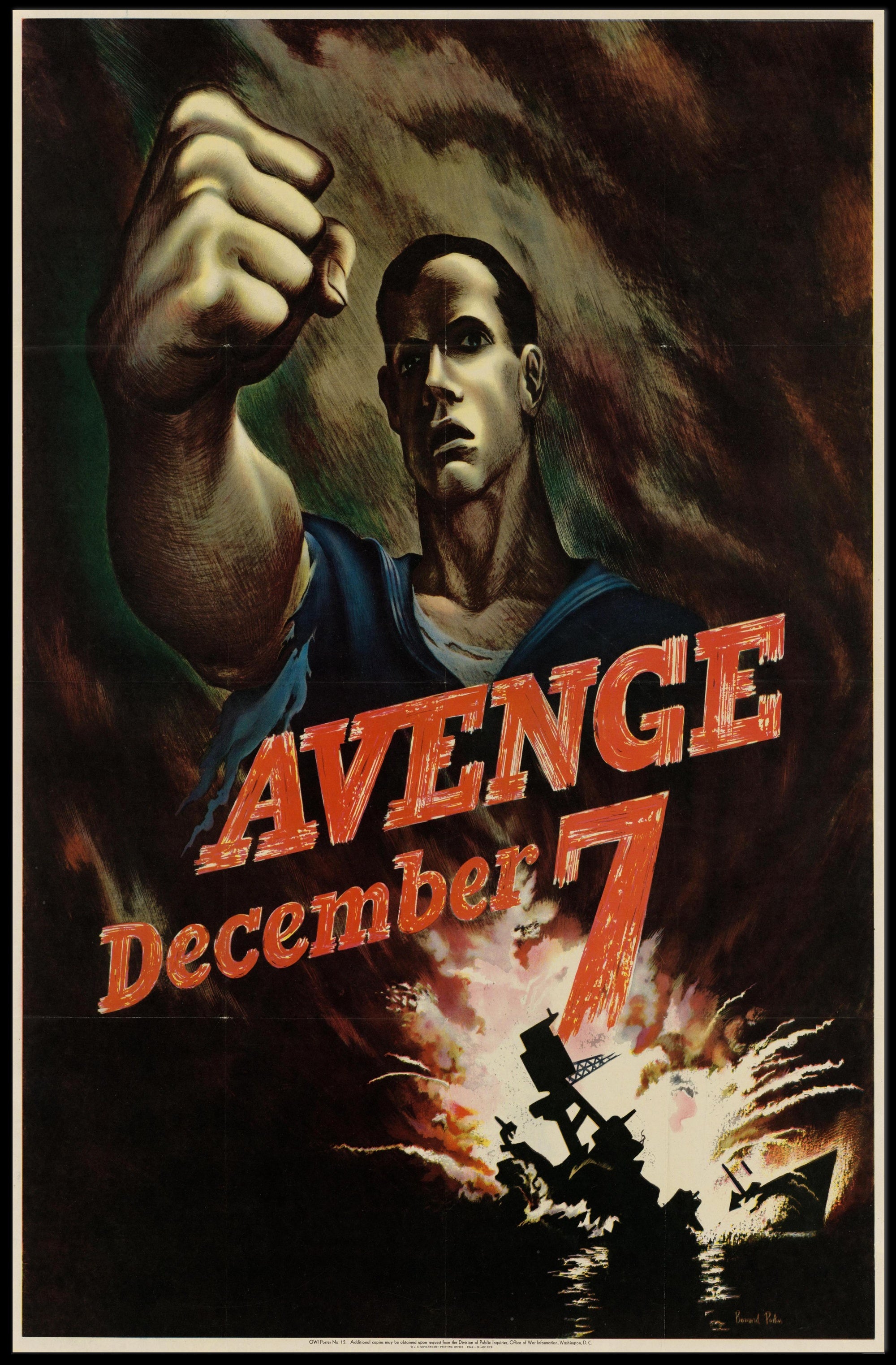 Avenge December 7 Poster PosterGoat