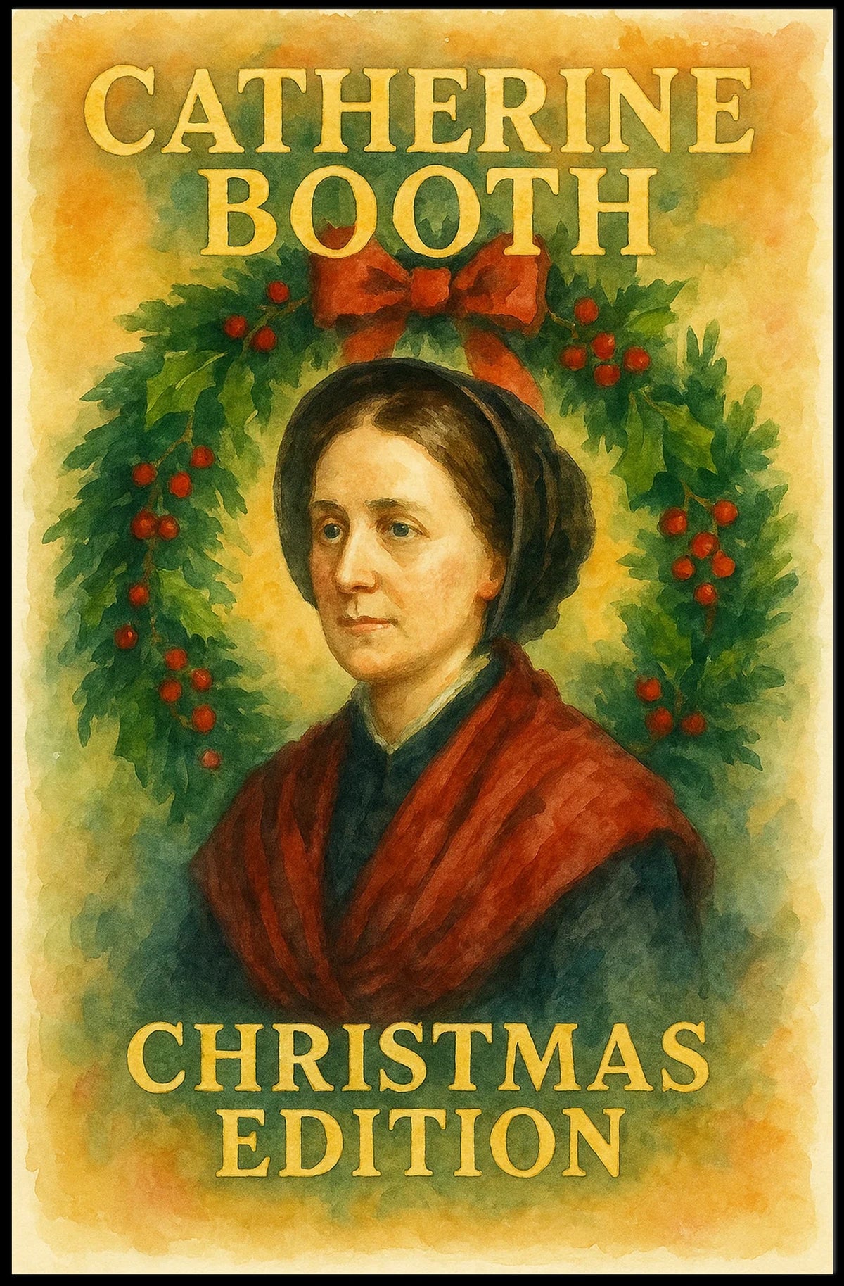 Catherine Booth Vintage Art Portrait in Cultural Poster