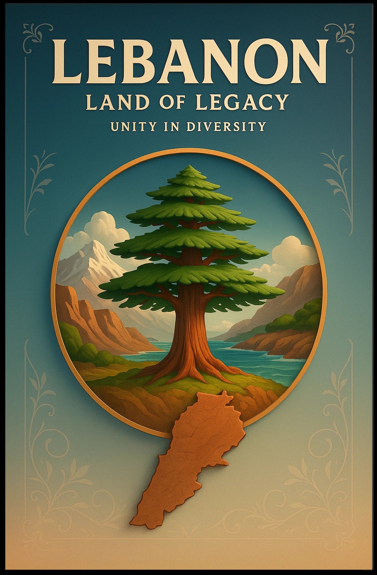 Lebanon Land Of Legacy Poster