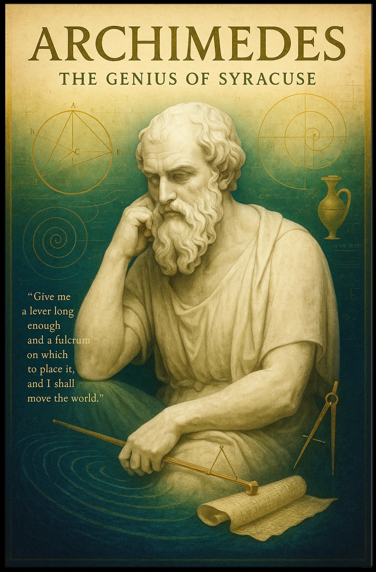 Archimedes The Genius Of Syracuse Poster