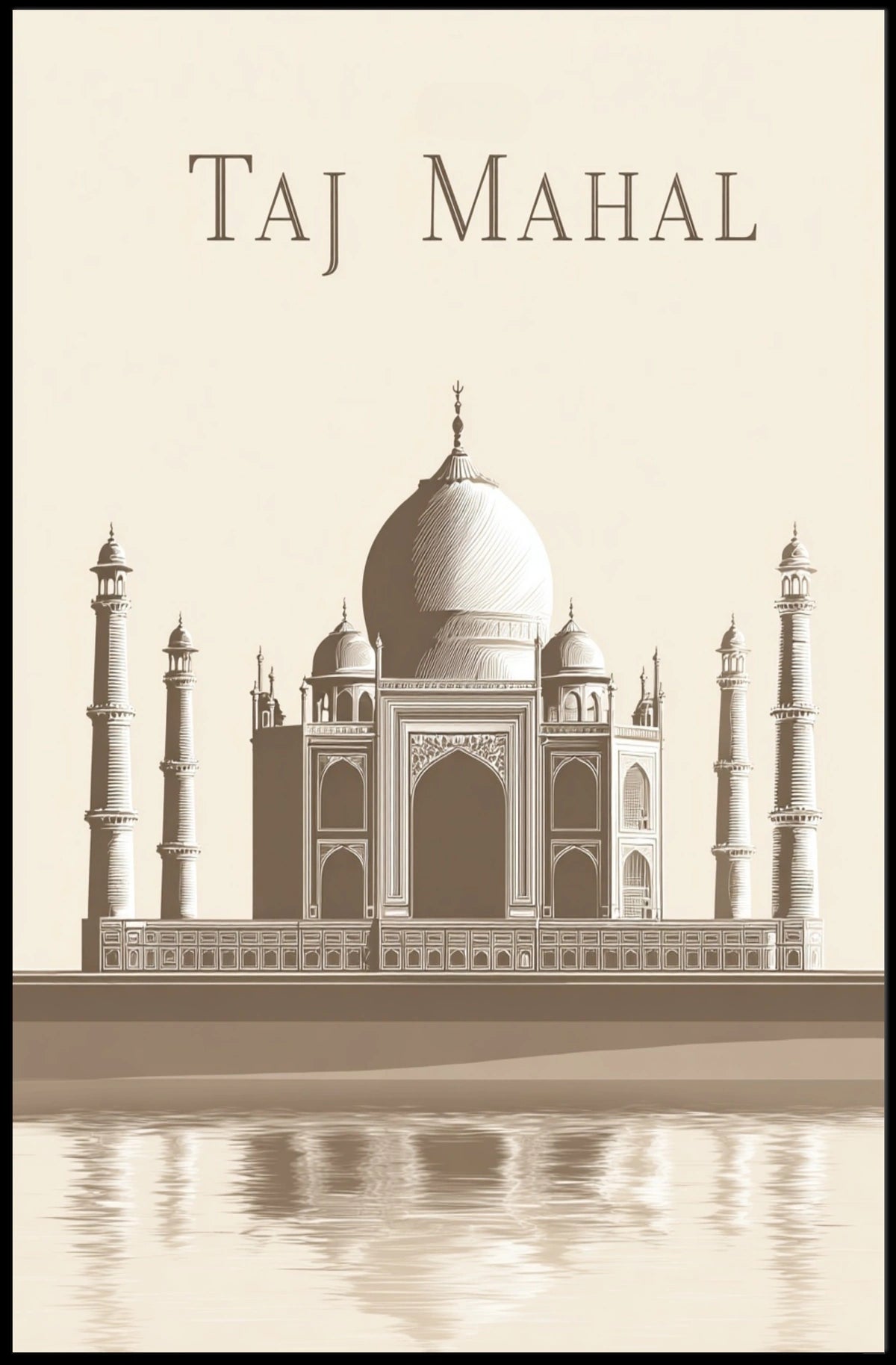 Taj Mahal Poster