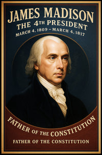 James Madison 4th President Poster PosterGoat