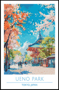 Ueno Park in Spring Poster