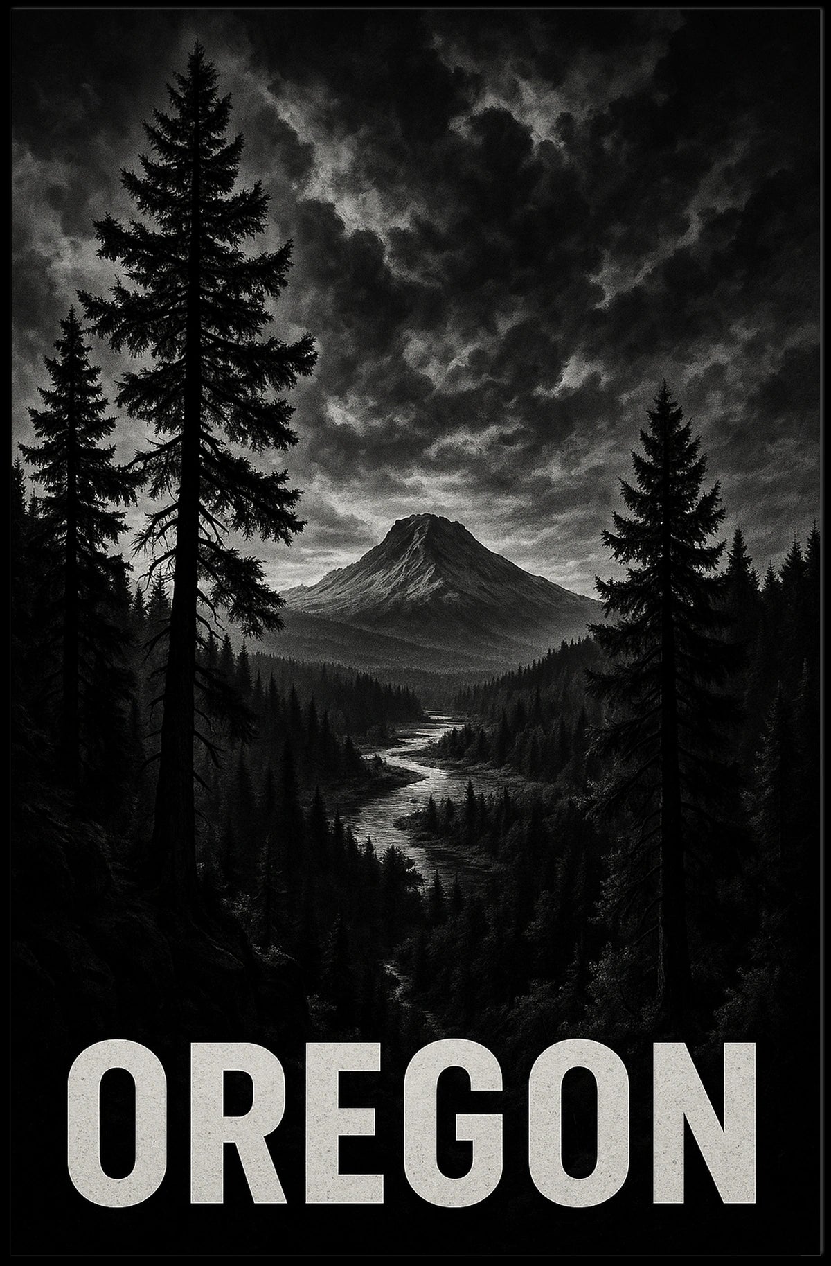Majestic Oregon Landscape Poster