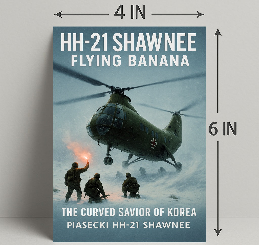 HH-21 Shawnee Flying Banana Poster PosterGoat