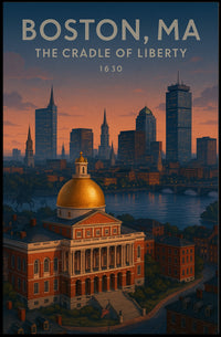 Boston, MA The Cradle of Liberty Poster