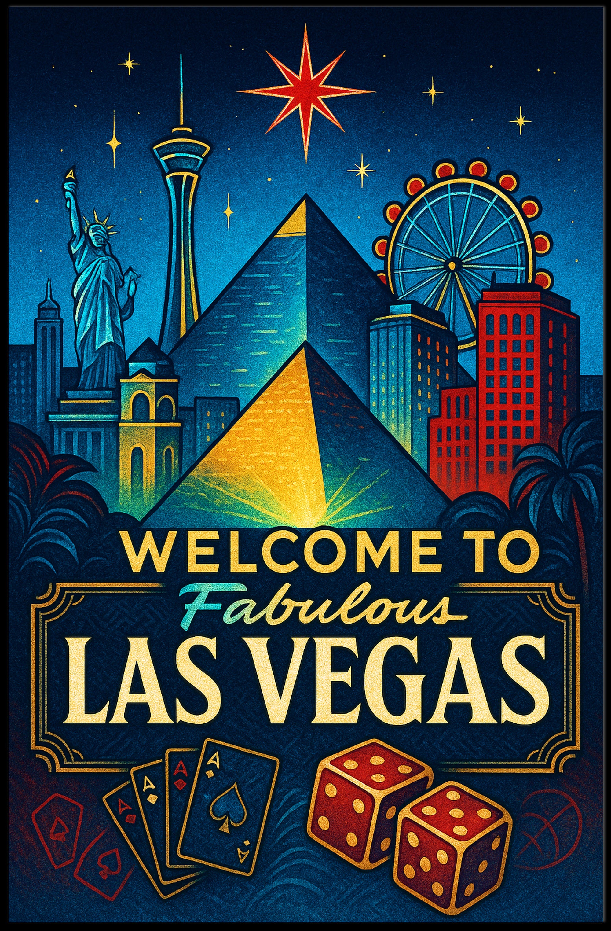 Welcome to Fabulous Las Vegas Poster