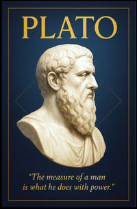 Plato The Measure of a Man Poster PosterGoat