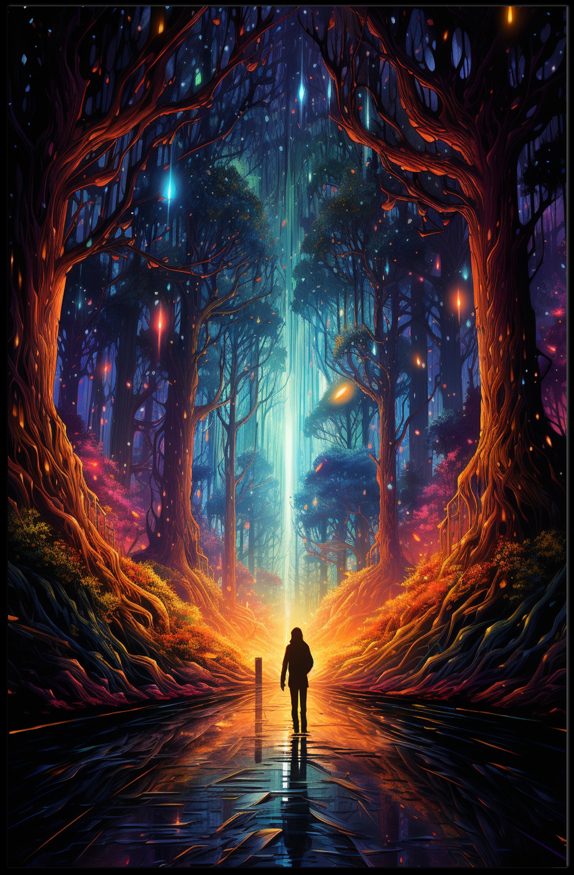Enchanted Forest Pathway Poster