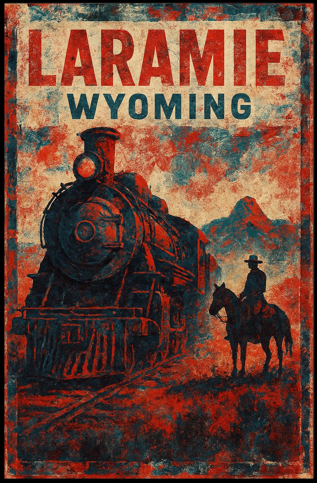 Laramie, Wyoming Poster
