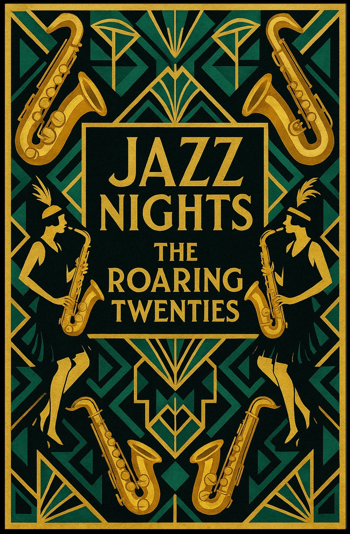 Jazz Nights The Roaring Twenties Poster