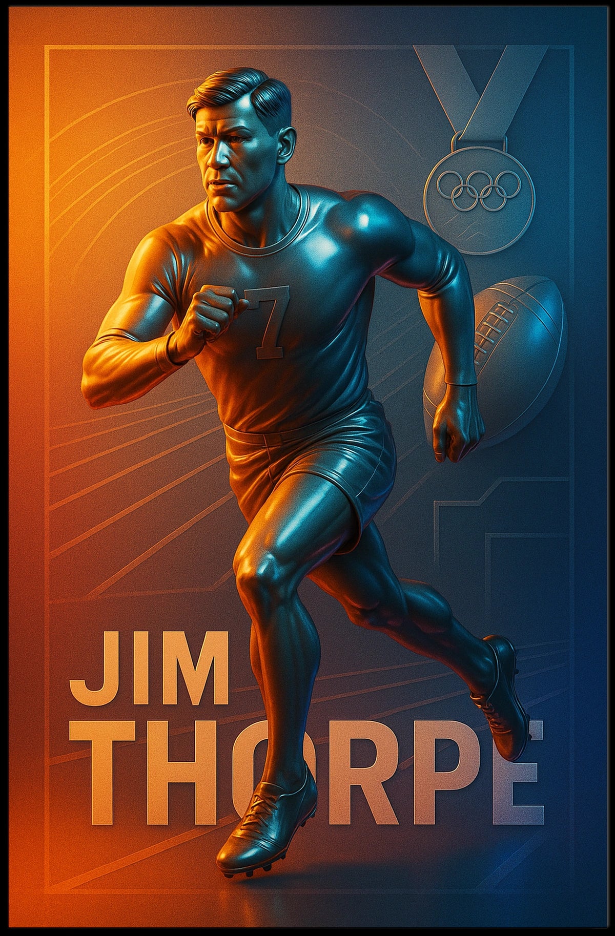 Celebrating Athletic Excellence Poster