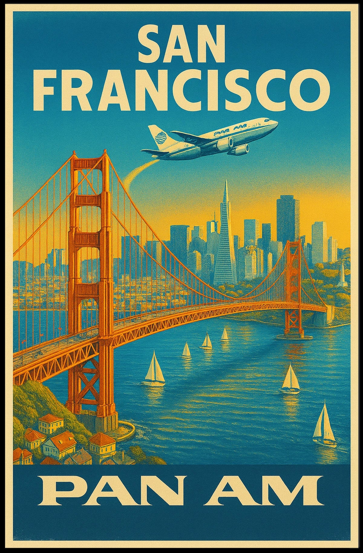 Pan Am San Francisco Poster