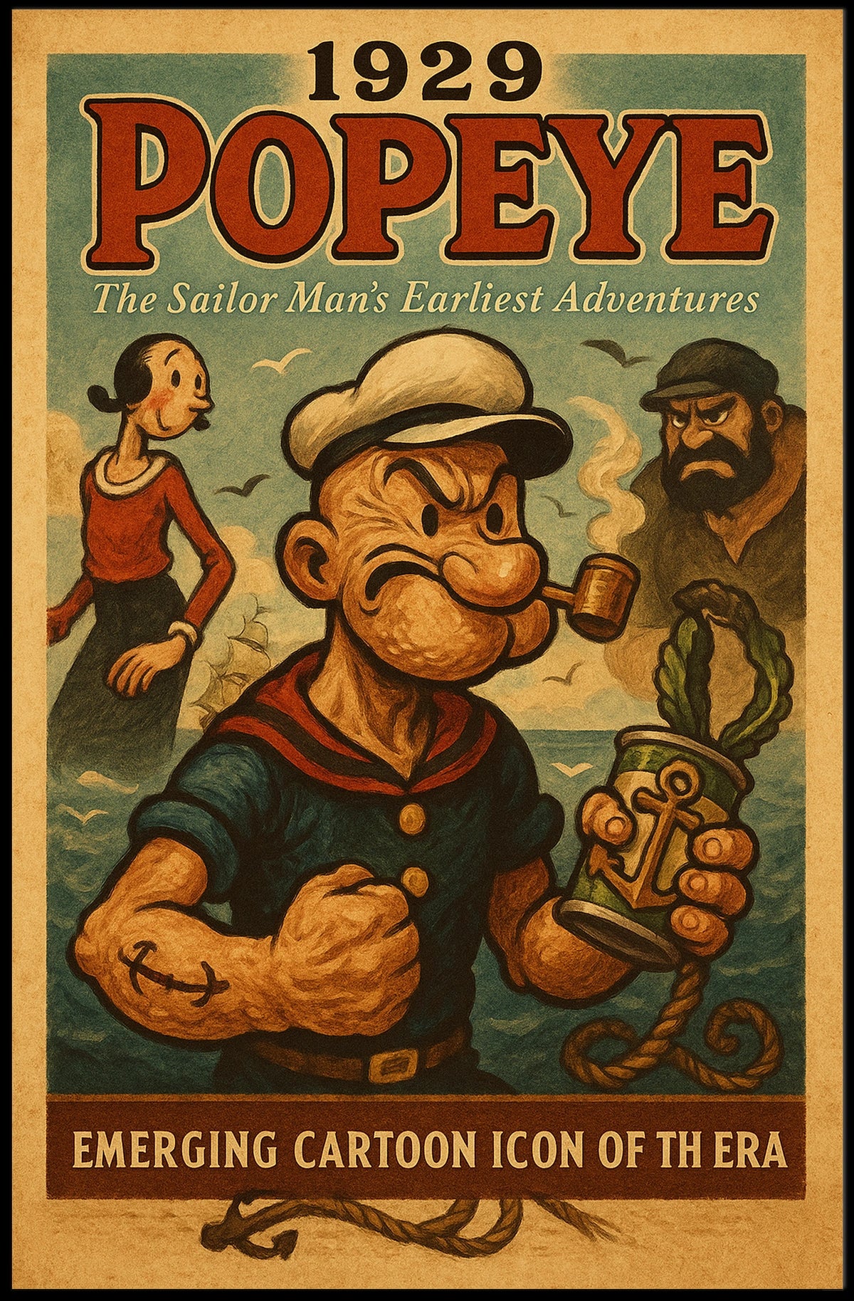 Popeye 1929 Art Poster POP-43