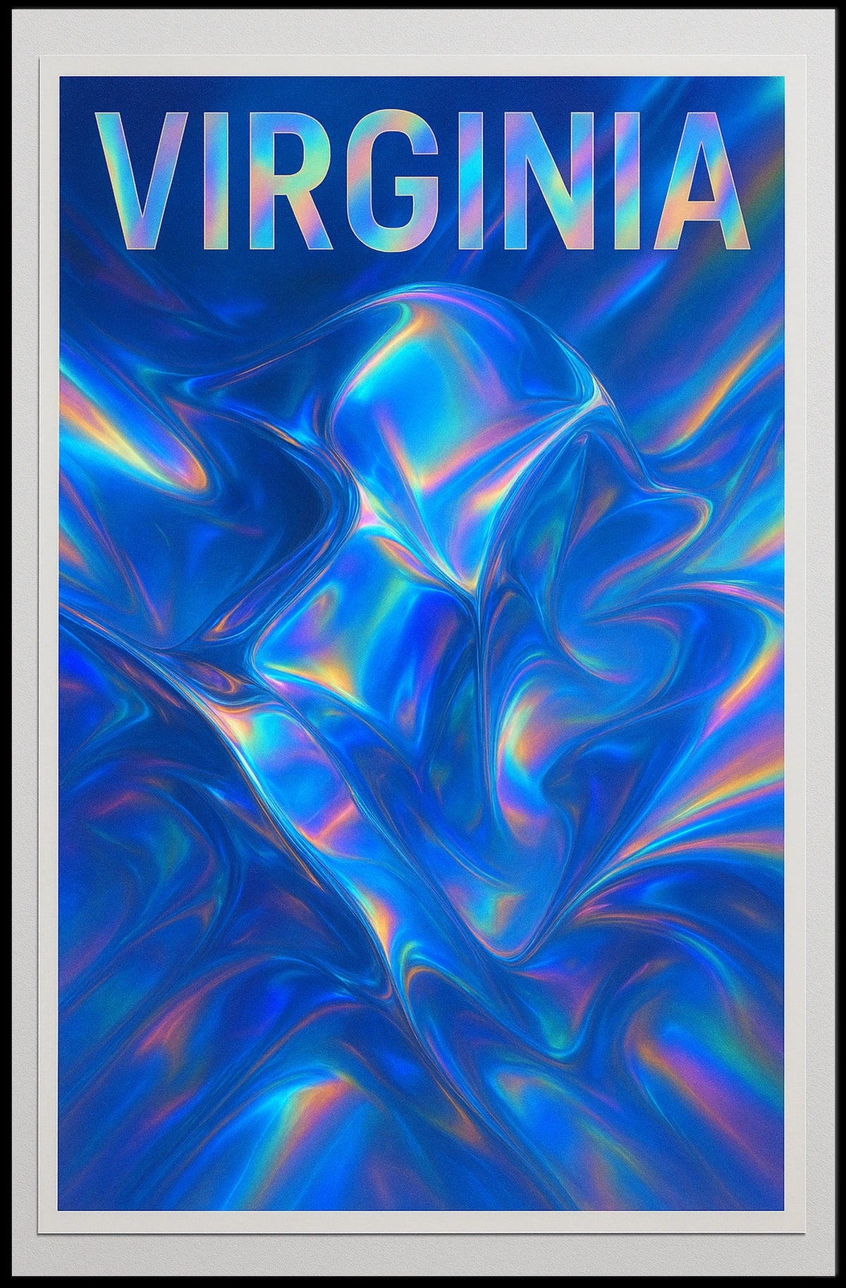 Virginia Abstract Expression Abstract Poster