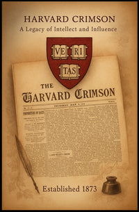 Harvard Crimson A Legacy of Intellect and Influence Poster