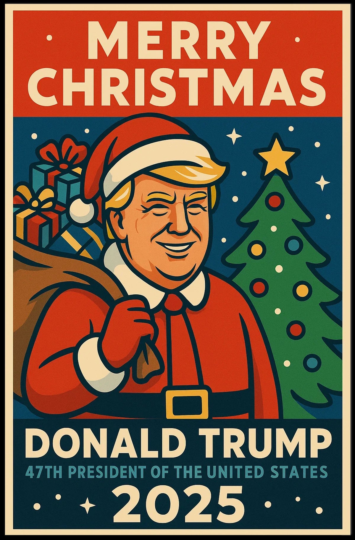 Donald Trump 47th President Poster