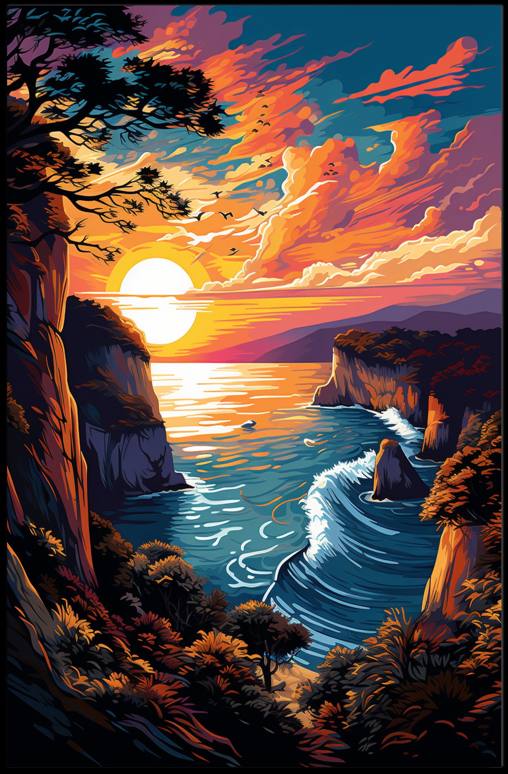 Sunset Serenity Poster